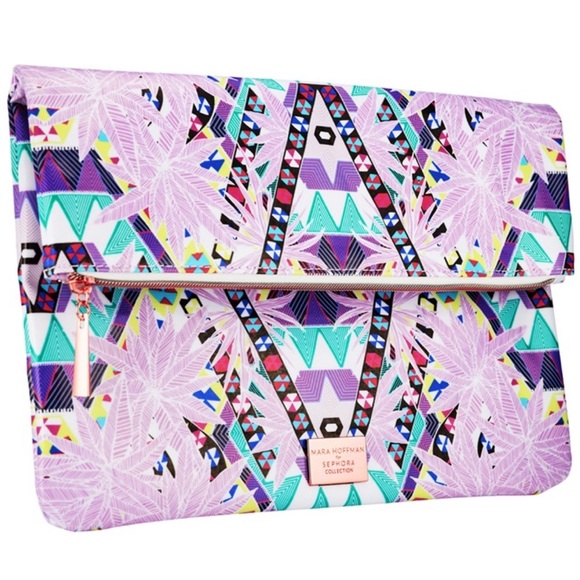 **LIMITED EDITION** Mara Hoffman for Sephora || Kaleidescape Fold Over Clutch - Picture 1 of 6